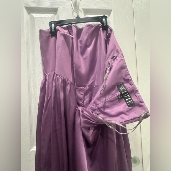 White by Vera Wang Purple Maxi Dress - Picture 2 of 5
